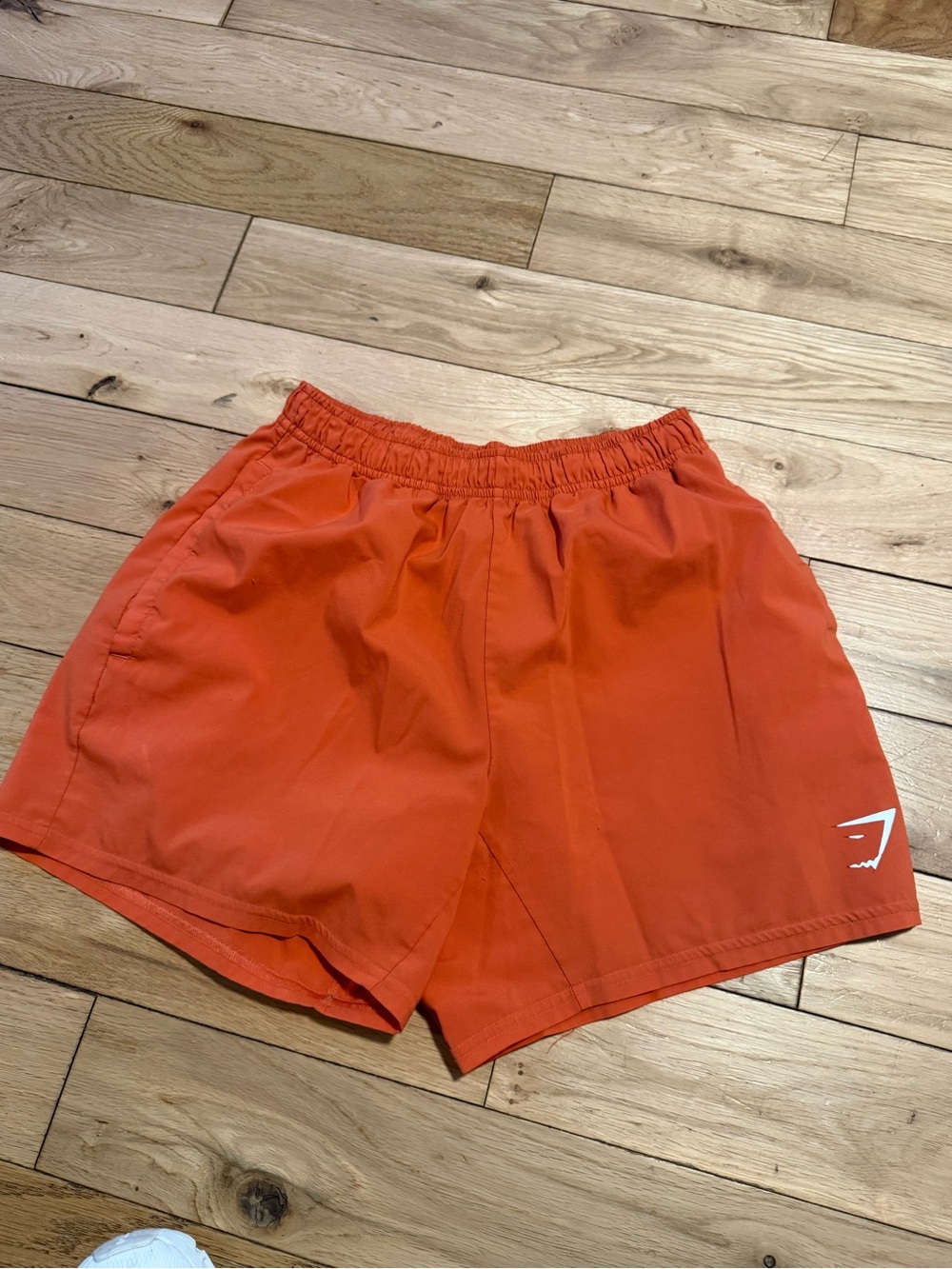 Gymshark Orange Athletic Running Shorts